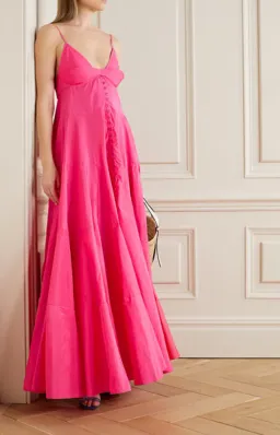 Jaquemus La Robe Manosque Maxi Dress Pink Size 10  for rent on The Volte - image 6