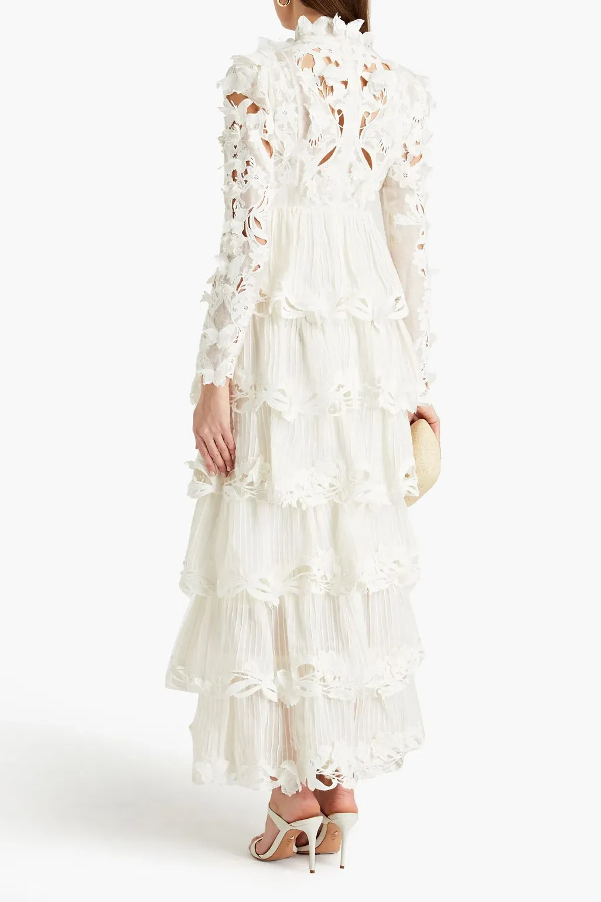 Zimmermann Luminous Embroidered Gown Natural Size 2 - Image 2