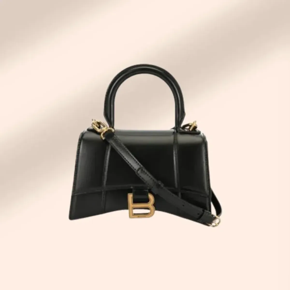 Balenciaga Hourglass S Handbag Box Black - Image 1