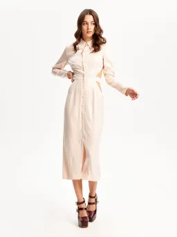 Alice McCall Night Sky Trench Dress Chai Latte Size 6 for rent on The Volte - image 2