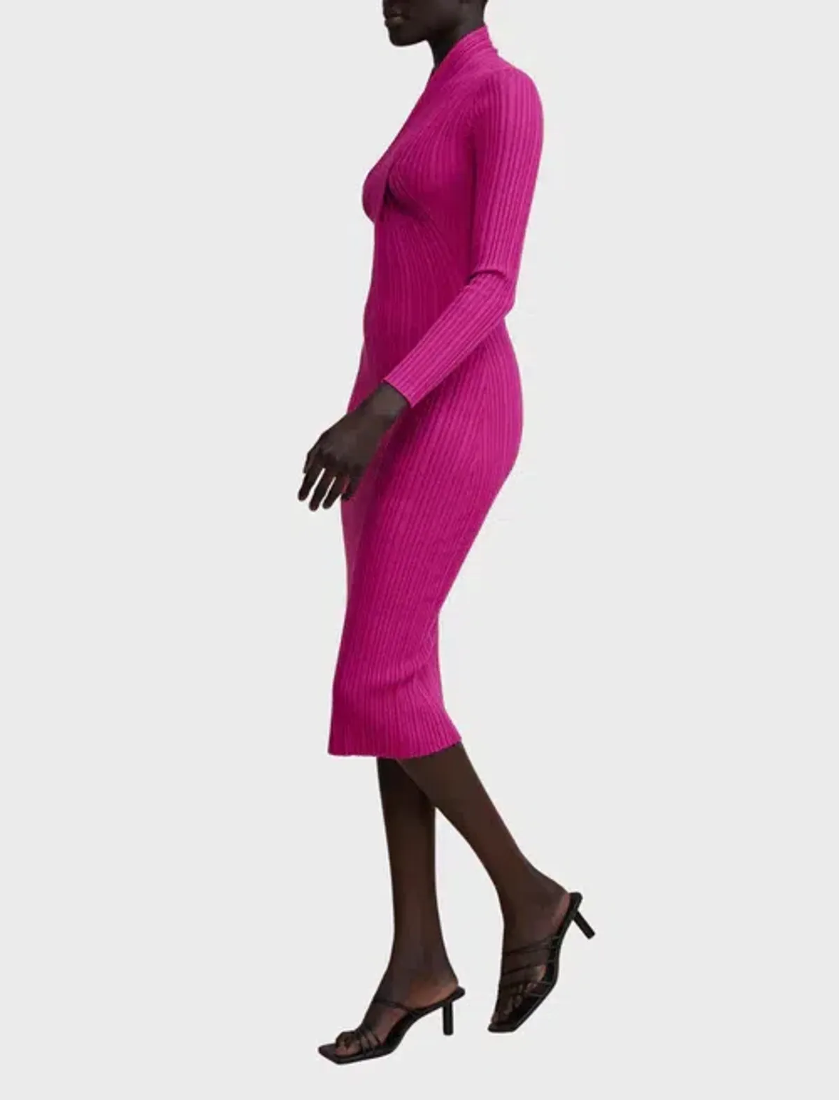 Acler Windsor Dress Pink Size 10 - Image 3