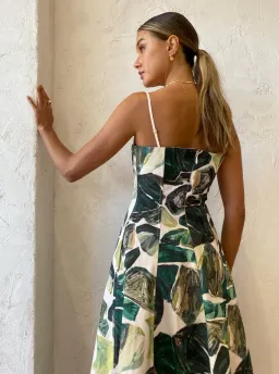 Alemais - Siena Bandeau Midi Dress Print - Size 14 for rent on The Volte - image 5