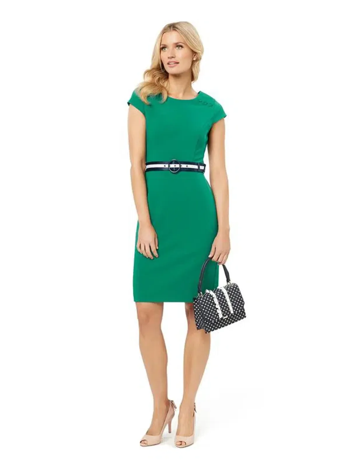 Review Ayesha Dress in Jelly Bean Colour Green Size 12 - Image 1
