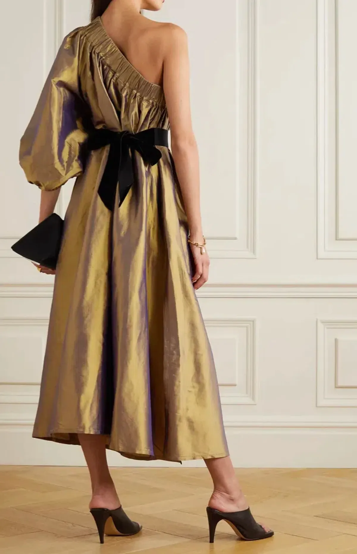 ARTCLUB Aster Dress Bronze One Size  - Image 3