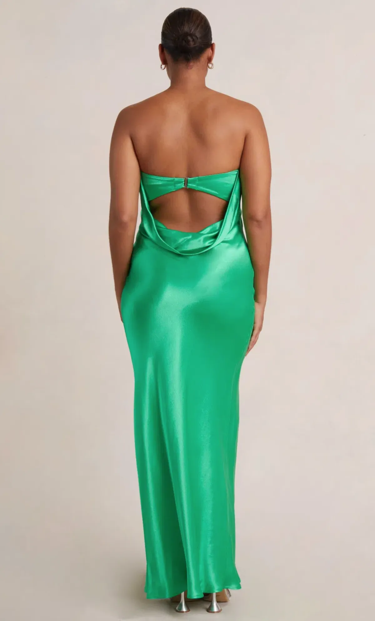 Bec & Bridge Moon Dance Strapless Dress Emerald Green Size 8 - Image 4
