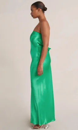 Bec & Bridge Moon Dance Strapless Dress Emerald Green Size 8 for rent on The Volte - image 3