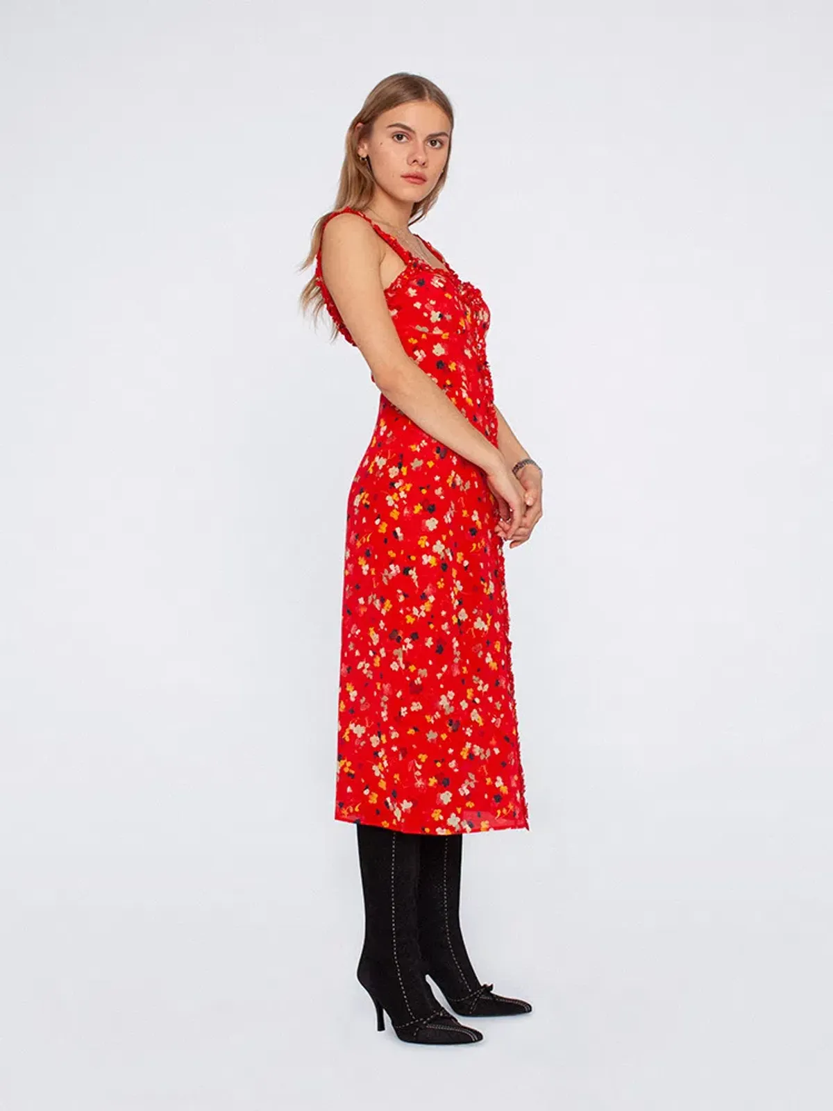 Realisation The Juliet Dress Rouge Fleur Size XS - Image 1