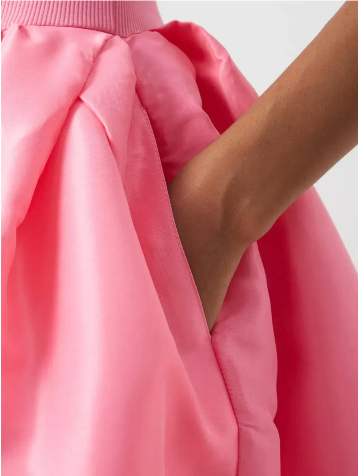 Marques' Almeida Taffeta-skirt organic cotton-blend midi dress Pink Size XS / AU 6 - Image 7