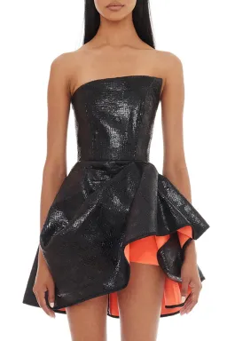 Eliya the Label Emma Mini Dress Black Size S/Au 8 for rent on The Volte - image 2