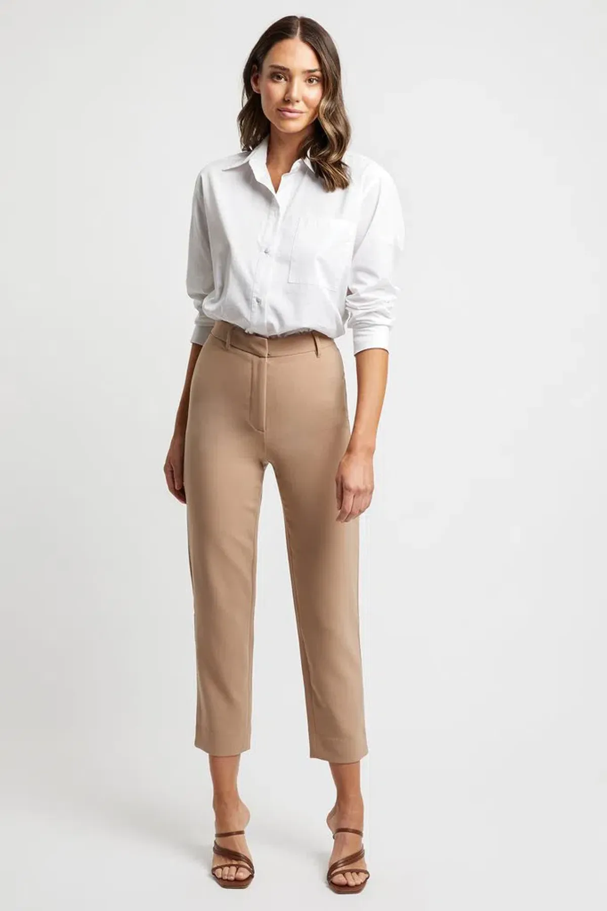 Kookai Audrey Pants in Cappuccino Size AU 12 - Image 1