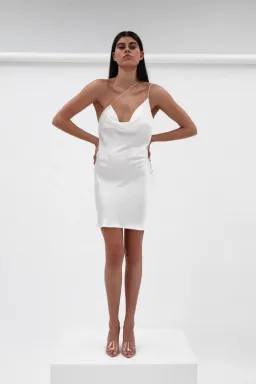 Natalie Rolt Avril Mini Dress White Size 8 for rent on The Volte - image 1
