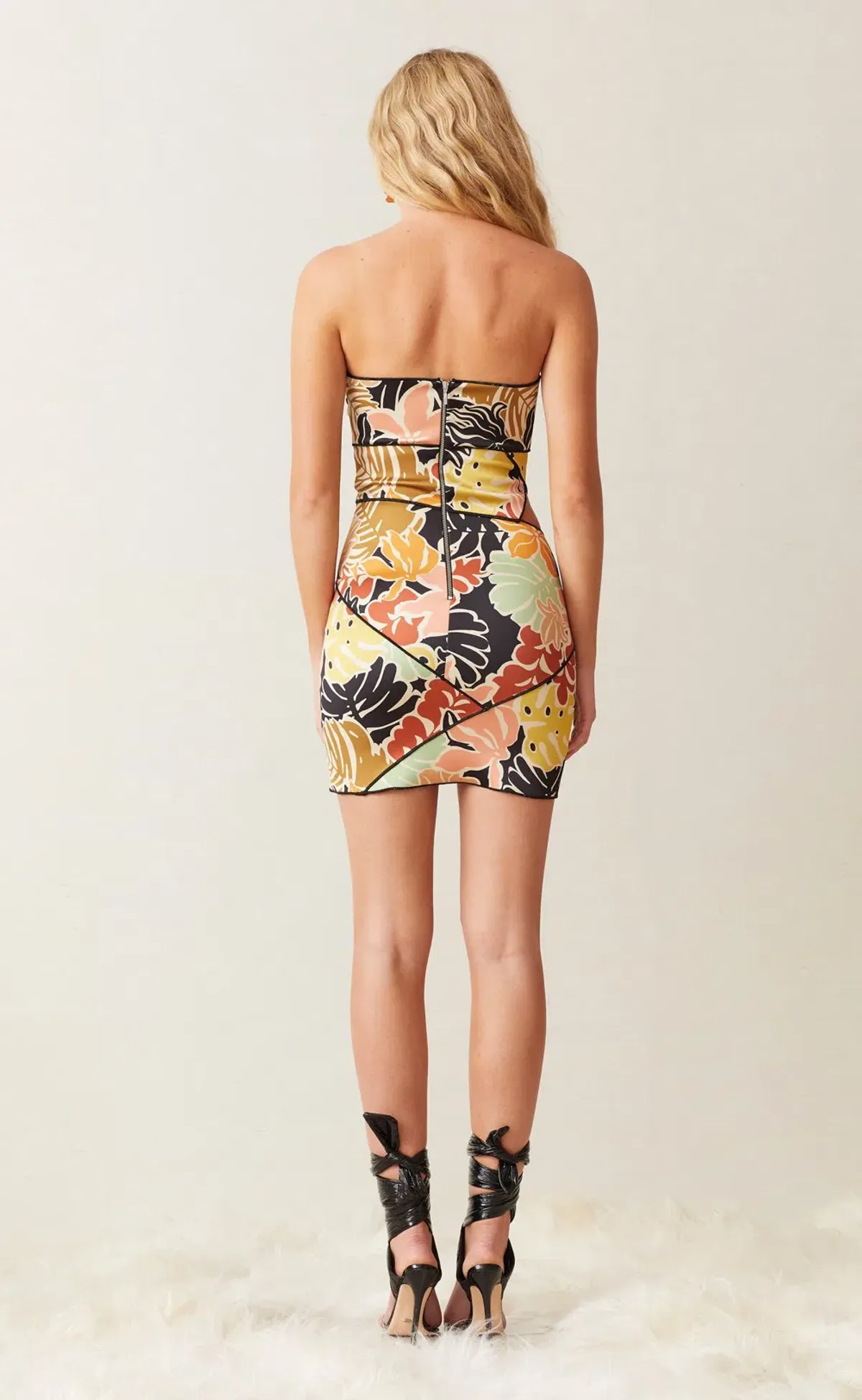Bec & Bridge Babelini Mini Dress Print Size 8 - Image 3