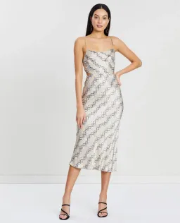 Bec & Bridge Python Midi Dress Print Size 12 for rent on The Volte - image 1