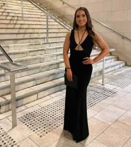 Bec & Bridge Adele Maxi Dress Black Size 10 for rent on The Volte - image 3