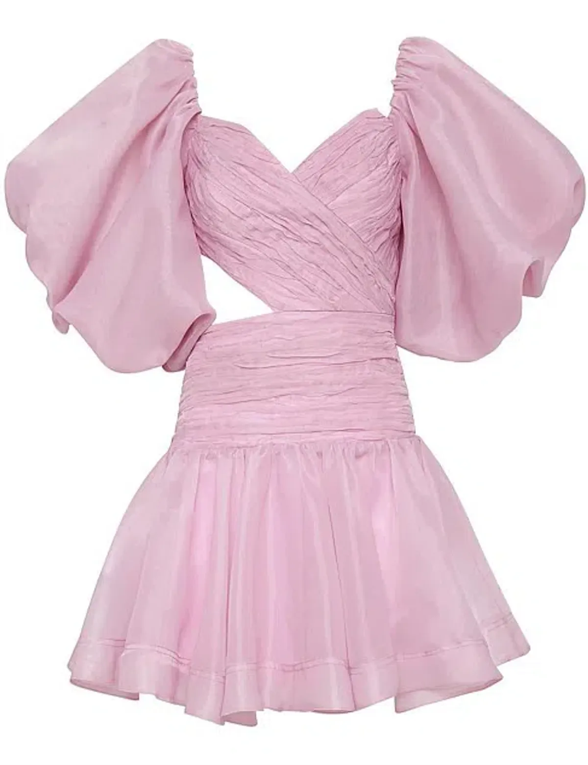 Aje Myriad Cut Out Mini Dress in Lilac Size 4 - Image 7