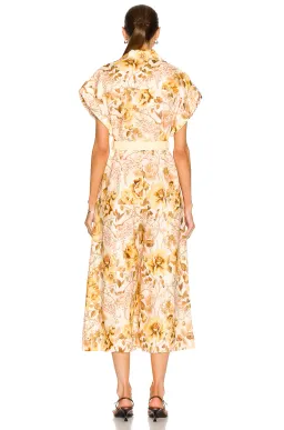 Zimmermann Rosa Roll Cuff Jumpsuit Print Size 16 for rent on The Volte - image 4