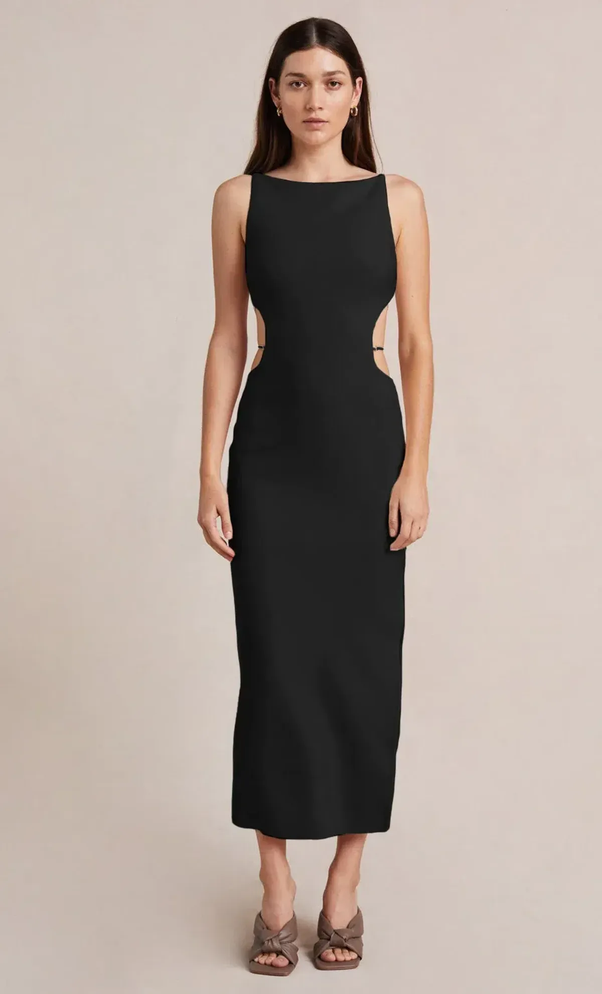 Bec & Bridge Cammi Cut Out Dress Black Size 14 - Image 1