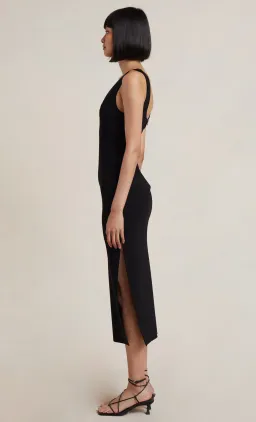 Bec & Bridge Iris Midi Dress in Black Size 14 for rent on The Volte - image 2