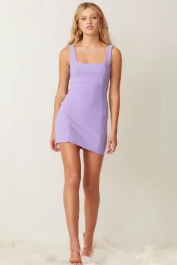 Bec & Bridge Candy Mini Dress Lilac Size 14 for rent on The Volte - image 1