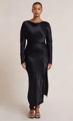 Bec & Bridge Moon Dance Long Sleeve Maxi Dress Black Size 12 for rent on The Volte - image 1