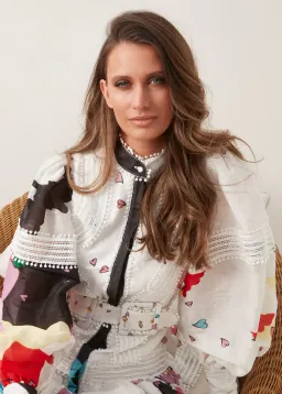 Mackenzie Mode Monarch Mini Dress Print Size 6 for rent on The Volte - image 2