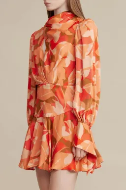 Acler Dunleer Dress Amber Bloom Size 10 for rent on The Volte - image 2