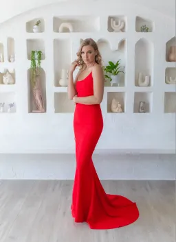 Love Nookie Jasmine Gown Red Size M  for rent on The Volte - image 1
