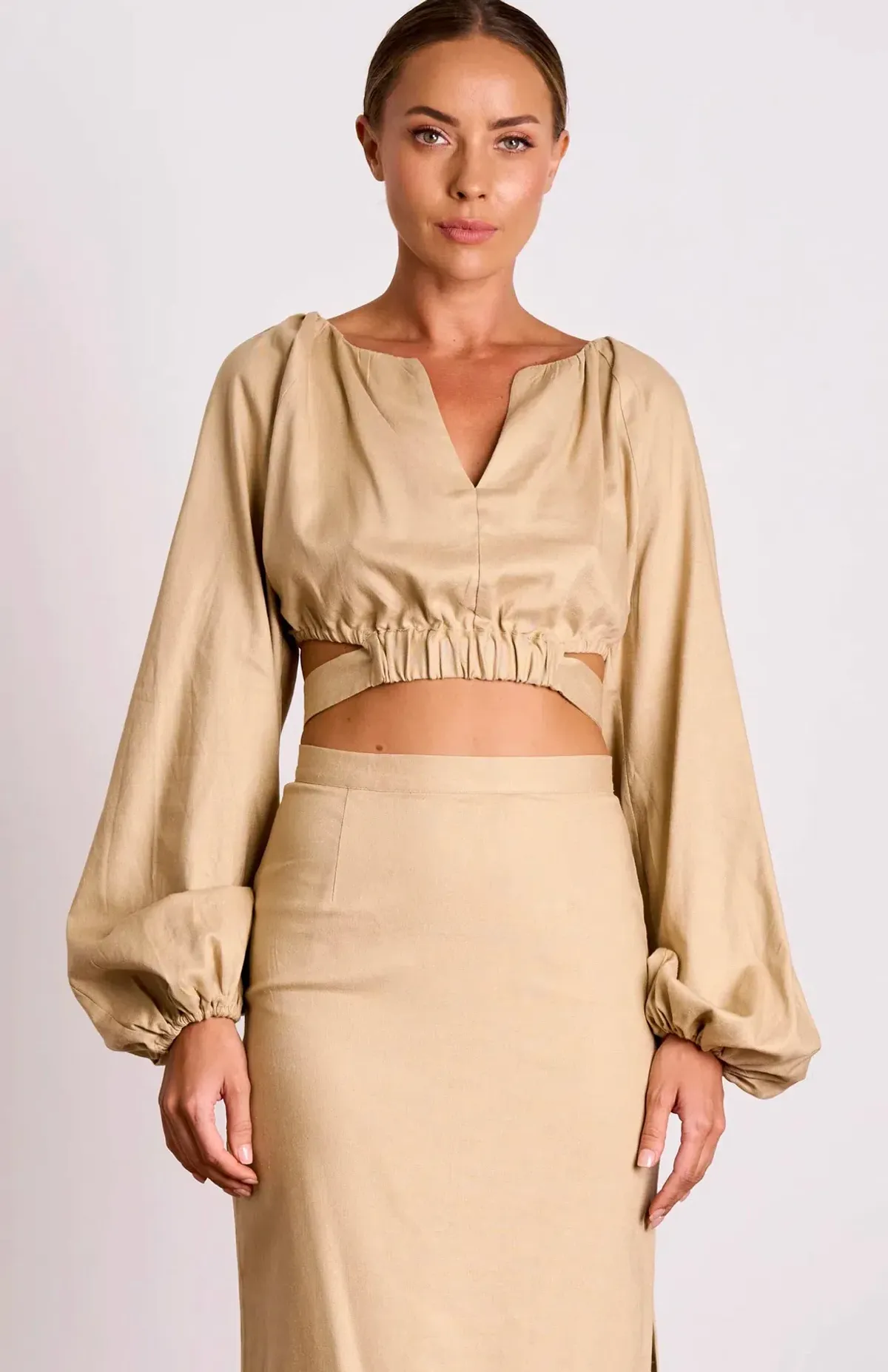 Pasduchas Cora Top And Skirt Set Raffia Size 8 - Image 2