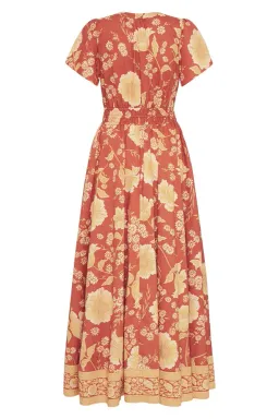 Spell & The Gypsy Sloane Gown in Ochre Size Medium for rent on The Volte - image 4