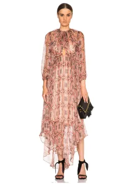Zimmermann Empire Heiress Dress Ochre Konya Size 8 for rent on The Volte - image 1