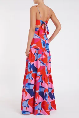 Rebecca Vallance Iggy Cut Out Maxi Dress Print Size 8 for rent on The Volte - image 5