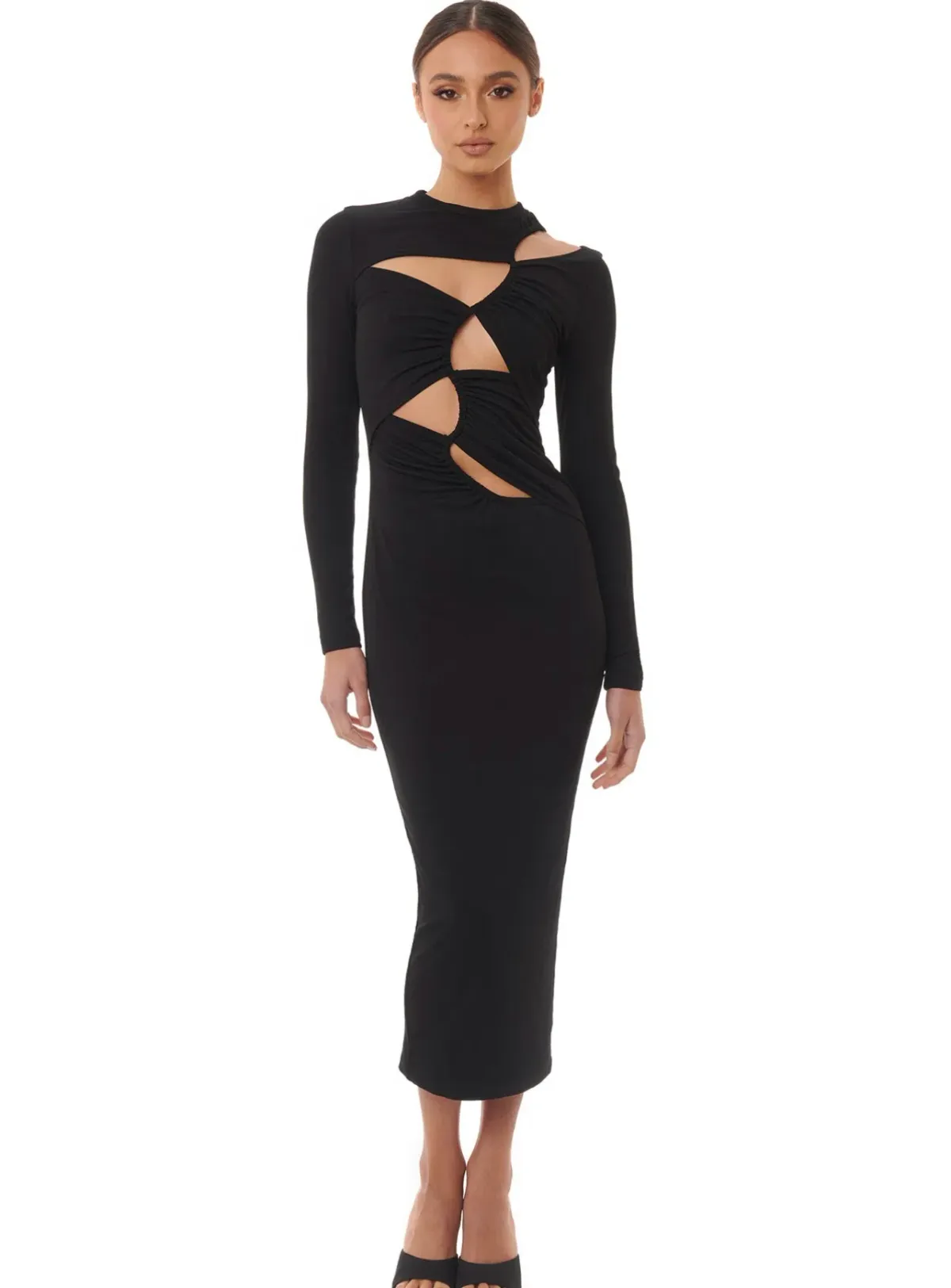 Eliya The Label Cabana Dress Black Size S - Image 1