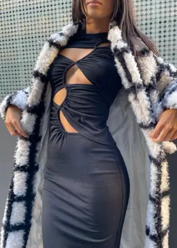 Eliya The Label Cabana Dress Black Size S for rent on The Volte - image 4