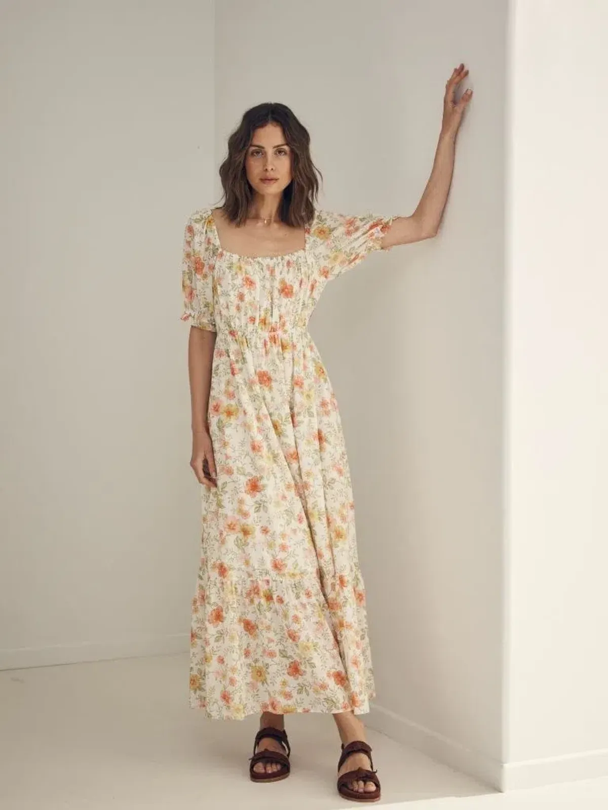 One Country Mouse Oakmeadow Jasmine Dress In Hibiscus Size 10 - Image 2