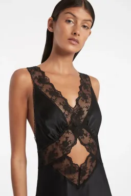 Sir The Label Aries Cut Out Gown Black Size 1 for rent on The Volte - image 2