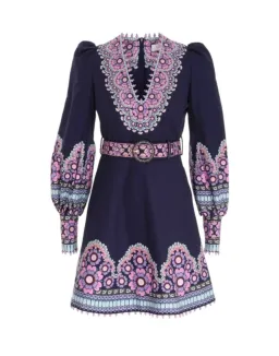 Zimmermann Celestial Beaded Mini Dress Gemini Daisy Size 1 / Au 10 for rent on The Volte - image 2