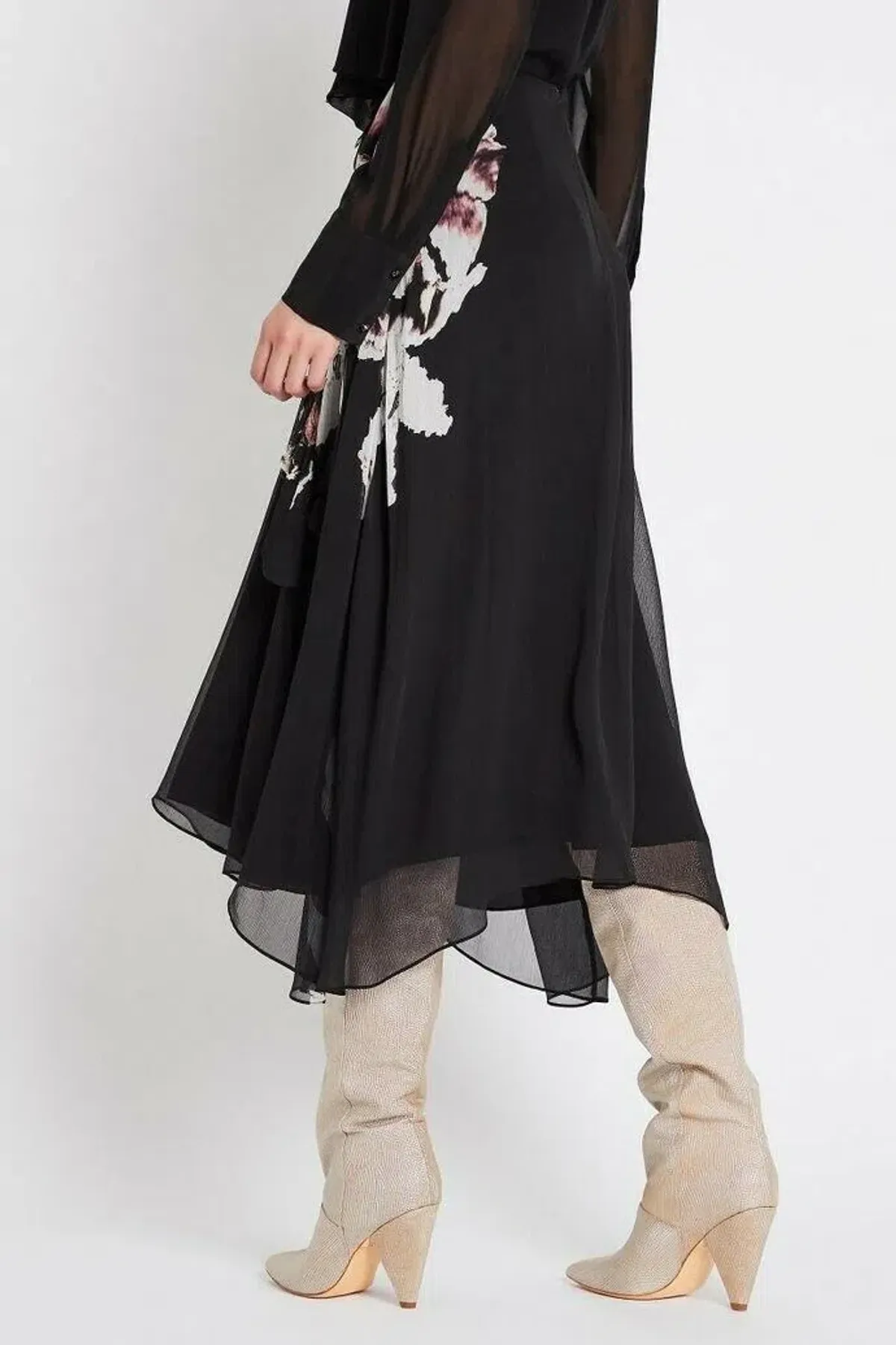 Sass and Bide Bloom Skirt Print Size 40 / Au 10 - Image 3