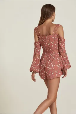 Finders Keepers Borderlines Playsuit Print Size M / Au 10 for rent on The Volte - image 3