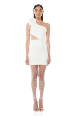 Eliya the Label Matilde Dress White Size L / Au 12  for rent on The Volte - image 1