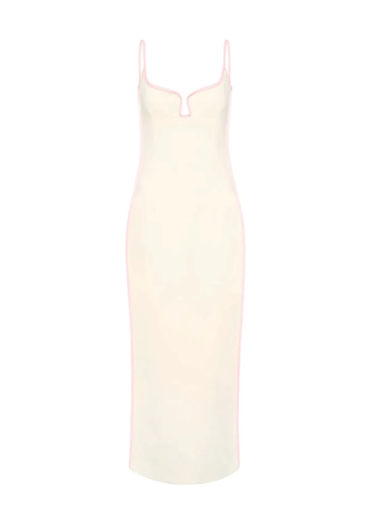 Paris Georgia Marlo Dress Cream With Bubblegum Pink Size 6 - Image 3