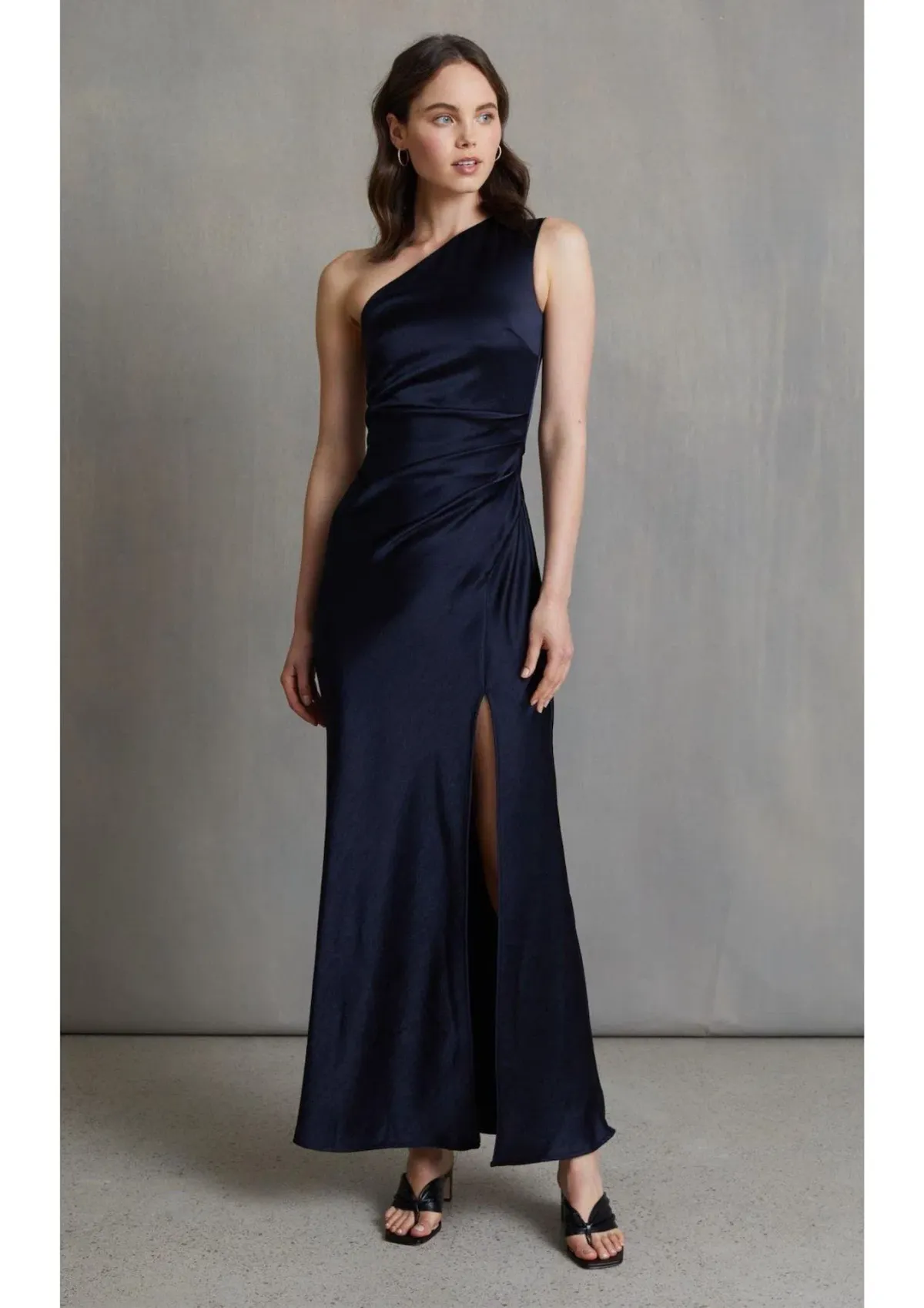 Bec & Bridge The Dreamer Asym Dress in Ink Navy Size 10 - Image 1