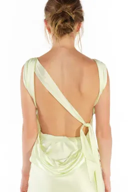 The Bar Asher Top and Carter Skirt Set Limoncello Size 6  for rent on The Volte - image 2