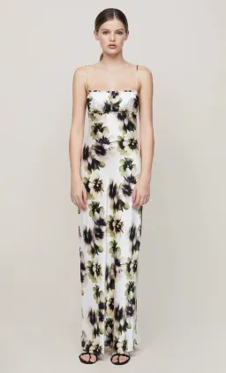 Bec & Bridge Bloom Silk Maxi Dress Ivory Floral Size 8 for rent on The Volte - image 3