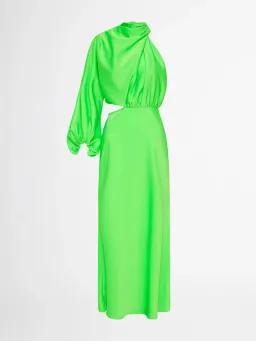 Sheike Olivia Maxi Dress Neon Green Size 8 for rent on The Volte - image 4