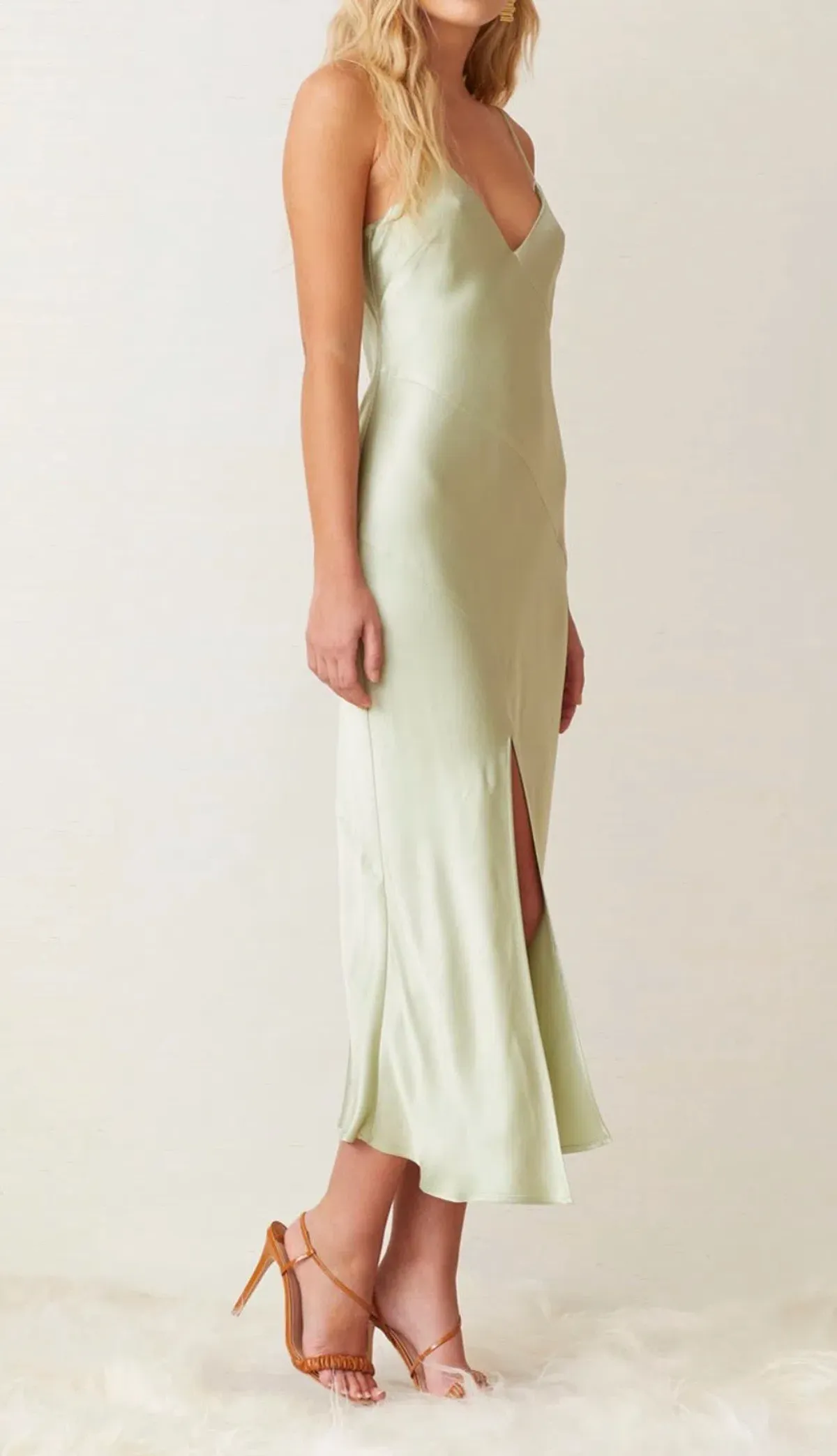 Bec & Bridge Crest Midi Dress Green Size 10 - Image 2