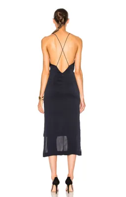 Dion Lee Fine Line Dress Black Size 12 for rent on The Volte - image 5