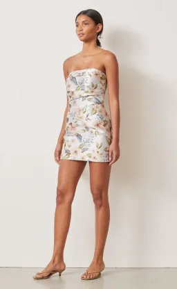 Bec & Bridge Fleurette Jacquard Mini Dress Print Size 10 for rent on The Volte - image 2