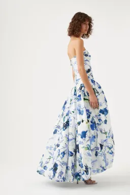 AJE Violette Bubble Hem Maxi Dress Lavenders of Provence Size 8 for rent on The Volte - image 3