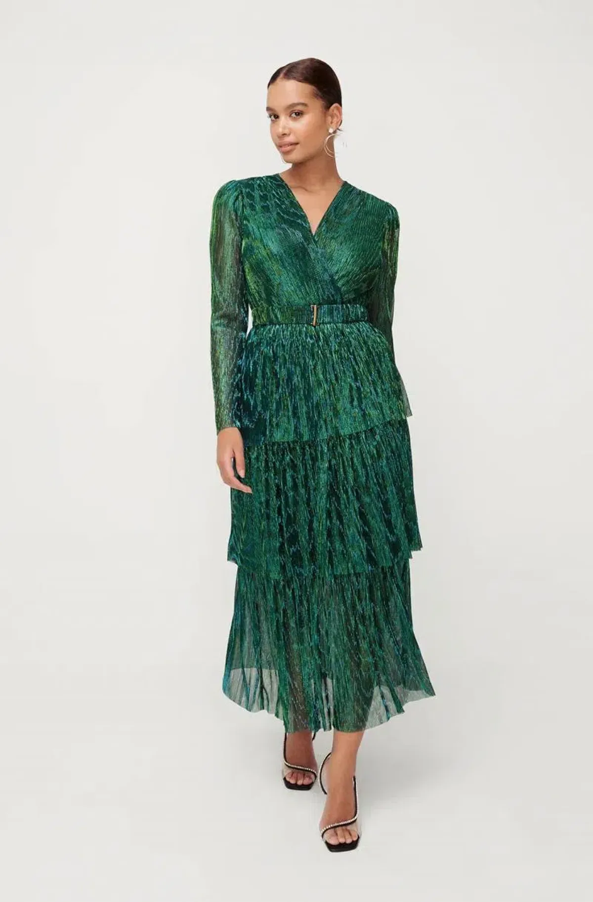 Sheike All That Sparkles Dress Green Size 8 - Image 1
