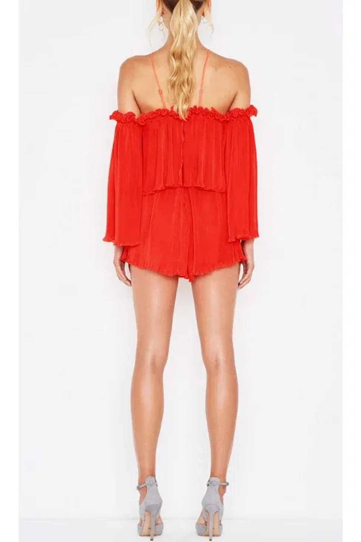 Alice McCall Locomotion Playsuit Red Size 8  - Image 2